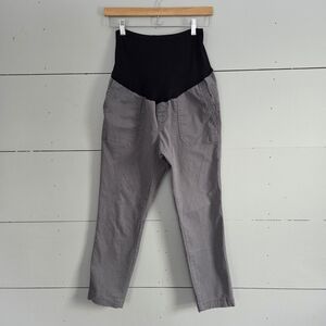 Old Navy Maternity Pixie Pants with Black Waistband Sz 8